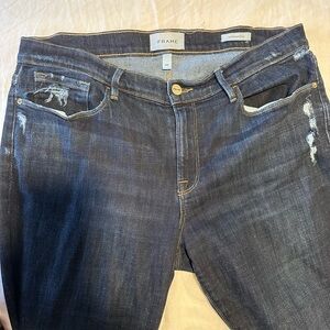 Frame denim Le Garçon straight leg crop jeans 👖 30 x 26”